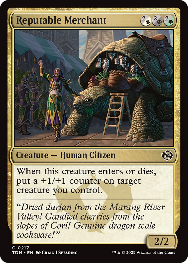 Reputable Merchant [Tarkir: Dragonstorm] | Cracking-Singles
