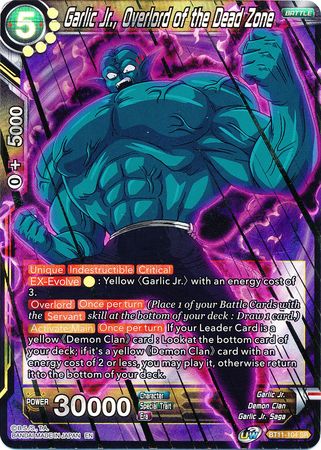 Garlic Jr., Overlord of the Dead Zone (BT11-104) [Vermilion Bloodline] | Cracking-Singles
