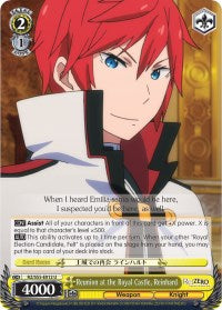 Reunion at the Royal Castle, Reinhard (RZ/S55-E012 U) [Re:ZERO Vol.2] | Cracking-Singles