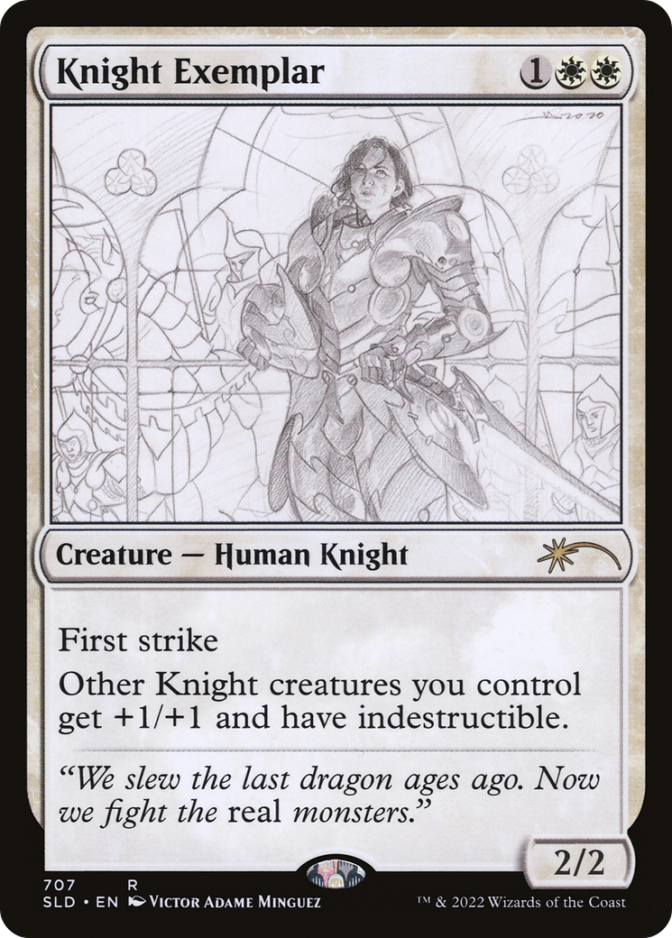 Knight Exemplar (707) [Secret Lair Drop Series] | Cracking-Singles