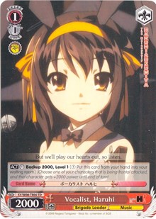 Vocalist, Haruhi (SY/W08-TE04 TD) [The Melancholy of Haruhi Suzumiya] | Cracking-Singles