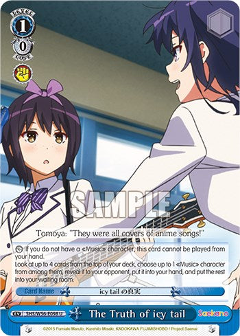 The Truth of icy tail [Saekano: How to Raise a Boring Girlfriend] | Cracking-Singles