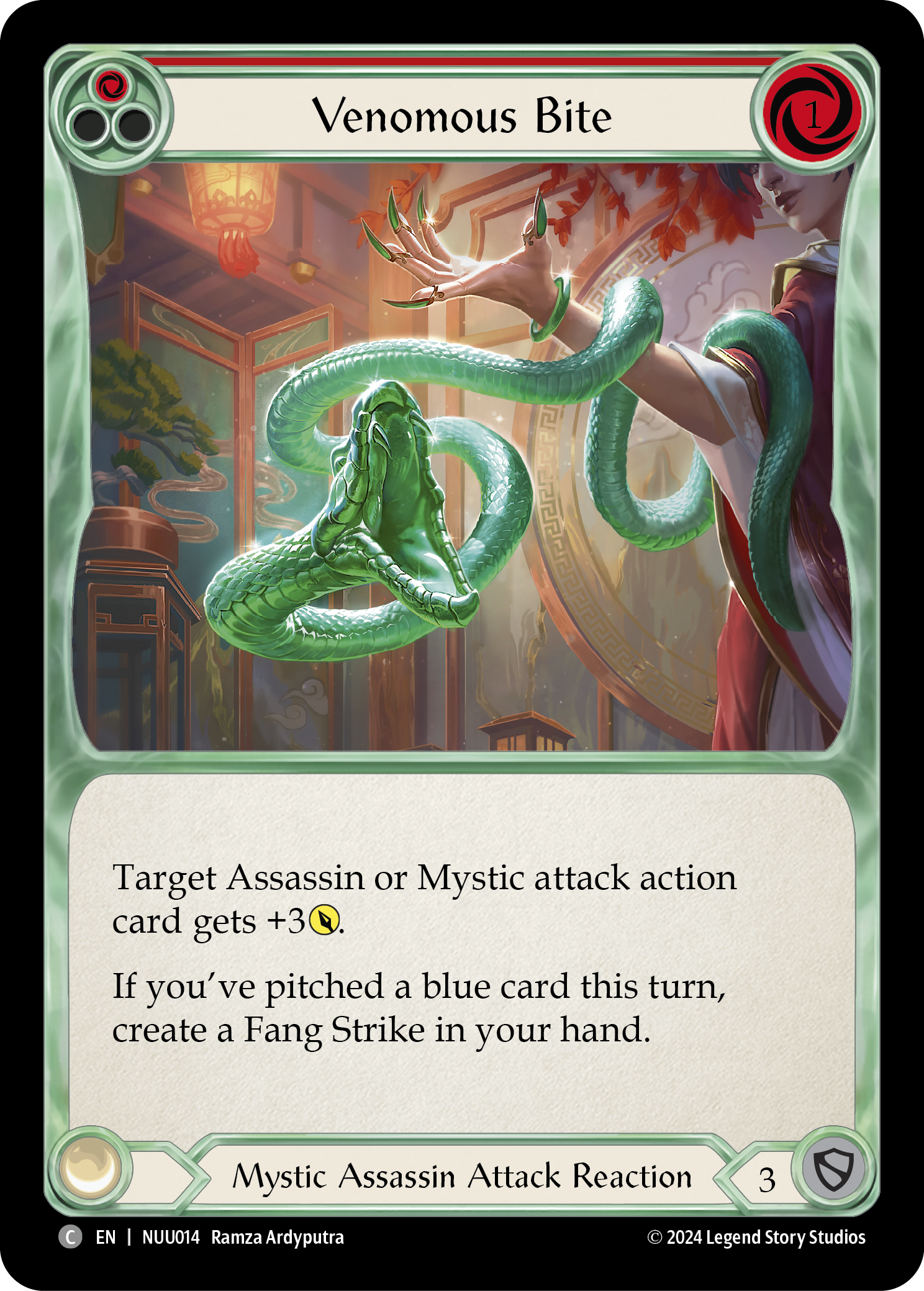 Venomous Bite [NUU014] (Part the Mistveil Nuu Blitz Deck) | Cracking-Singles