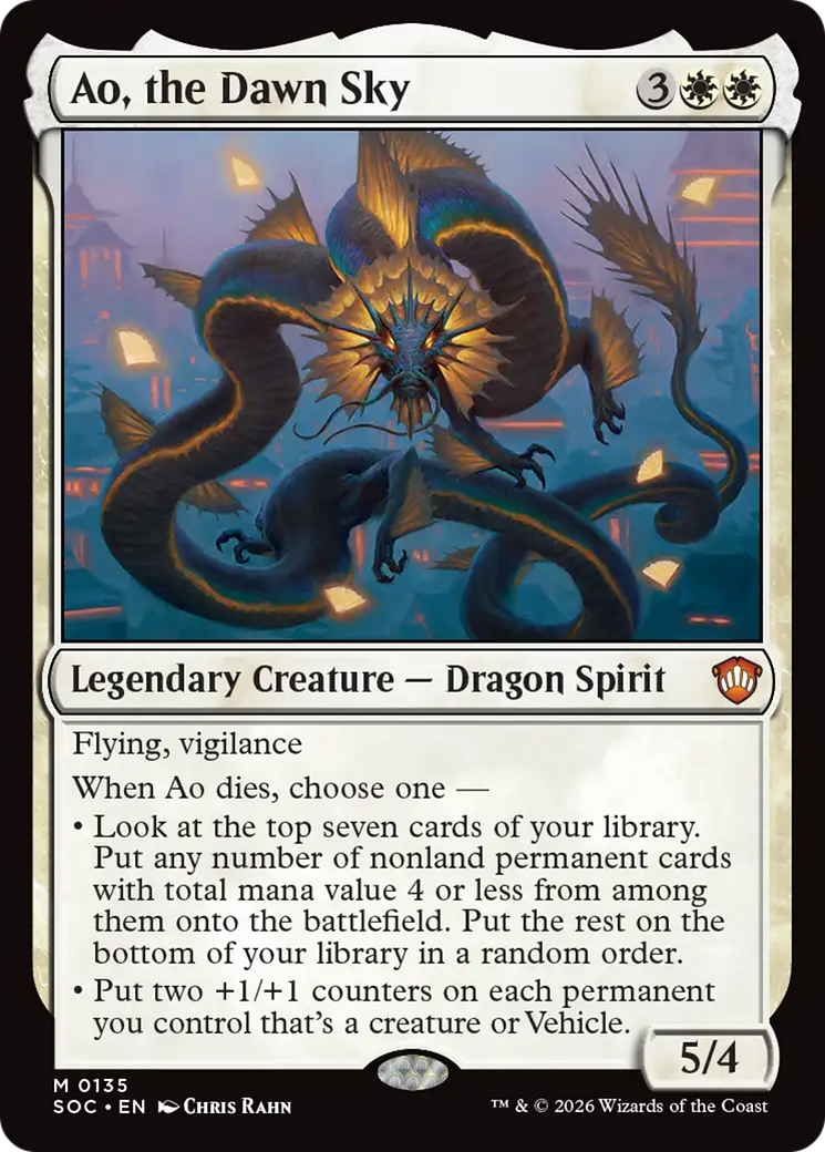 Ao, the Dawn Sky [Secrets of Strixhaven Commander] | Cracking-Singles