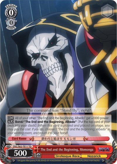 The End and the Beginning, Momonga (OVL/S62-TE11 TD) [Nazarick: Tomb of the Undead] | Cracking-Singles