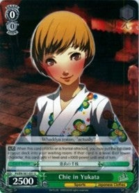 Chie in Yukata (P4/EN-S01-031 U) [Persona 4 ver.E] | Cracking-Singles