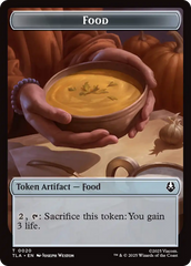 Food (0020) // Ally (0007) Double-Sided Token [Avatar: The Last Airbender Tokens] | Cracking-Singles