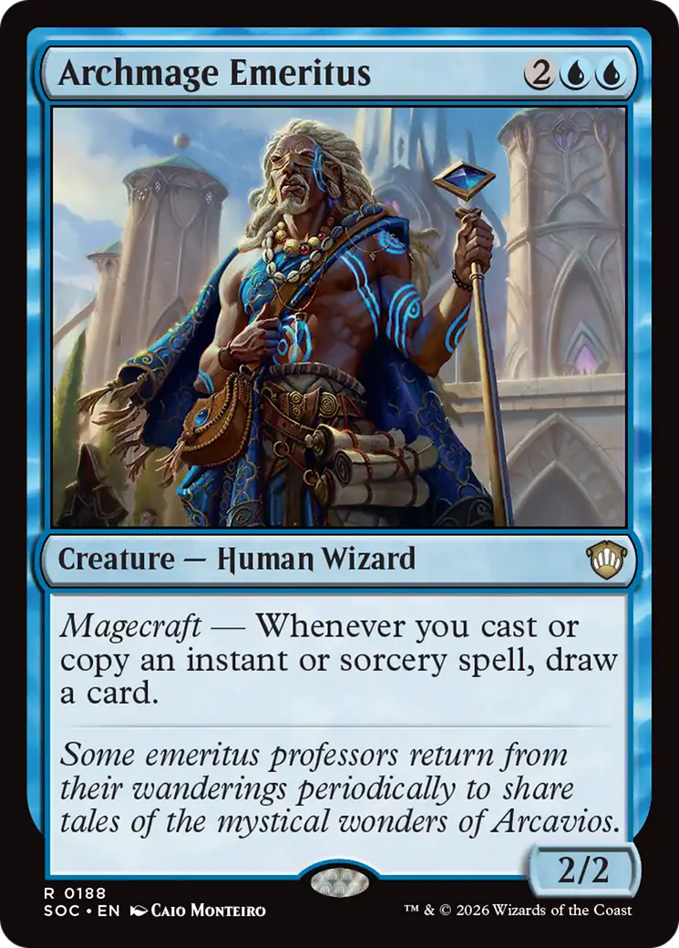 Archmage Emeritus [Secrets of Strixhaven Commander] | Cracking-Singles