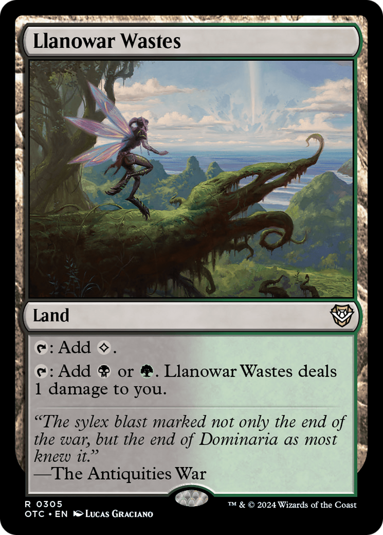 Llanowar Wastes [Outlaws of Thunder Junction Commander] | Cracking-Singles