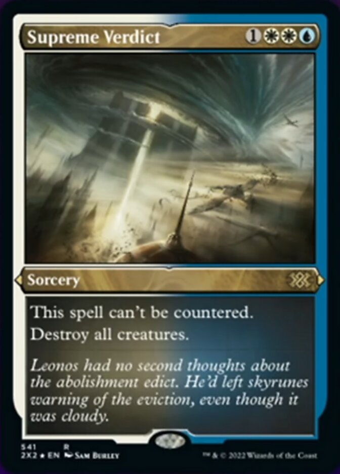 Supreme Verdict (Foil Etched) [Double Masters 2022] | Cracking-Singles
