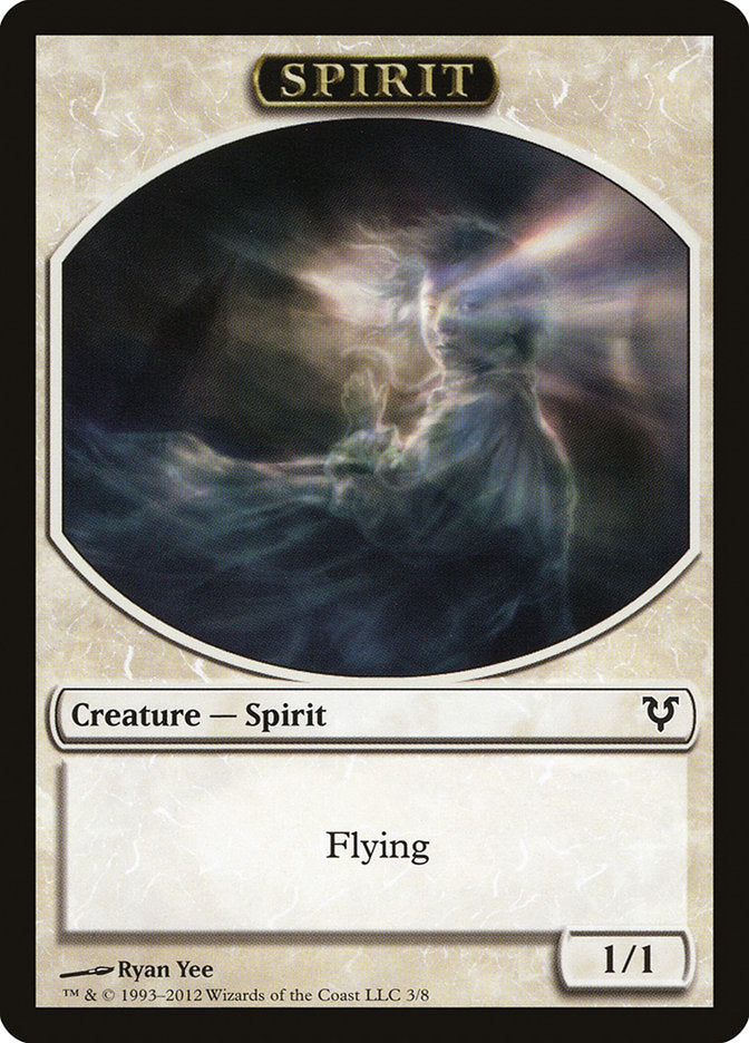 Spirit Token (3/8) [Avacyn Restored Tokens] | Cracking-Singles