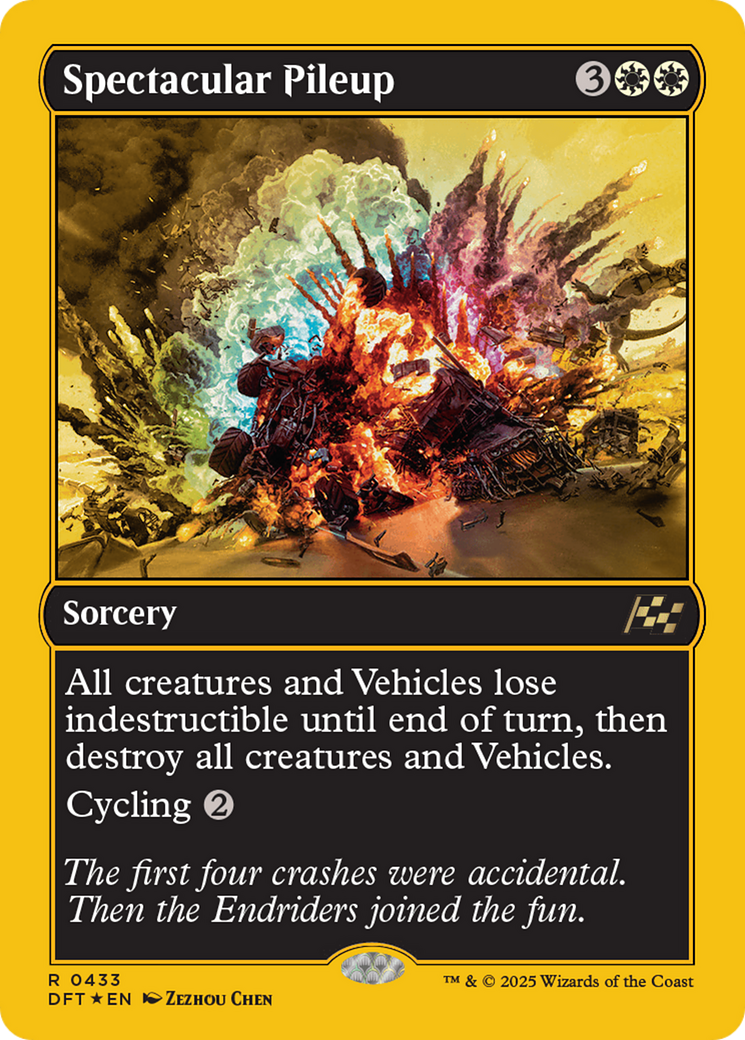 Spectacular Pileup (First-Place Foil) [Aetherdrift] | Cracking-Singles