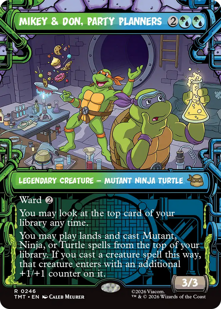 Mikey & Don, Party Planners (Showcase) [Teenage Mutant Ninja Turtles] | Cracking-Singles