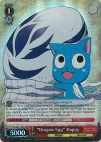 "Dragon Egg" Happy (FT/EN-S02-104R RRR) [Fairy Tail ver.E] | Cracking-Singles