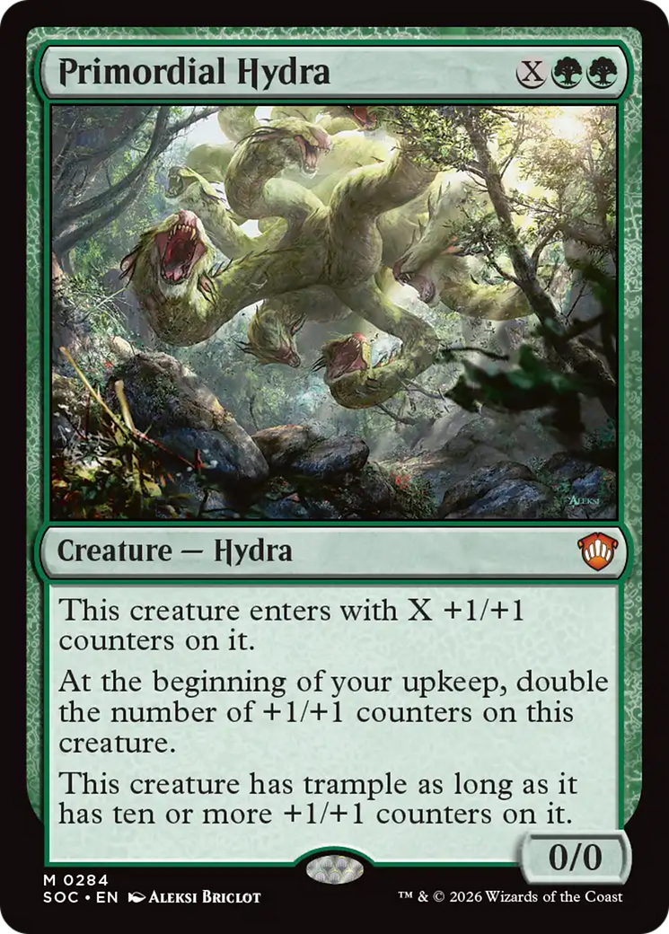 Primordial Hydra [Secrets of Strixhaven Commander] | Cracking-Singles