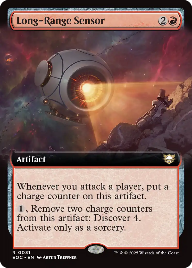 Long-Range Sensor (Extended Art) [Edge of Eternities Commander] | Cracking-Singles