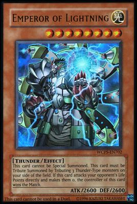 Emperor of Lightning [WCPS-EN702] Ultra Rare | Cracking-Singles