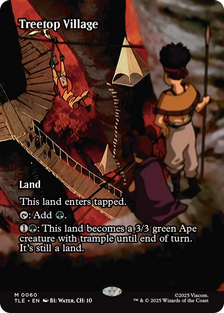 Treetop Village (Borderless) [Avatar: The Last Airbender: Eternal-Legal] | Cracking-Singles