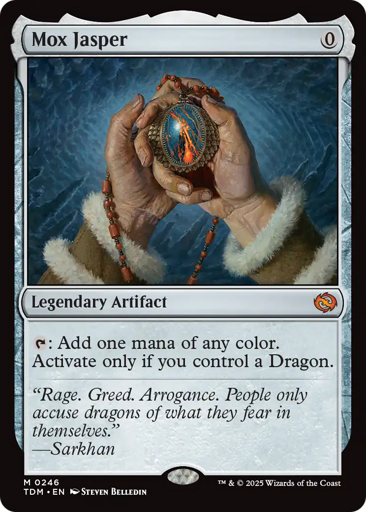 Mox Jasper [Tarkir: Dragonstorm] | Cracking-Singles