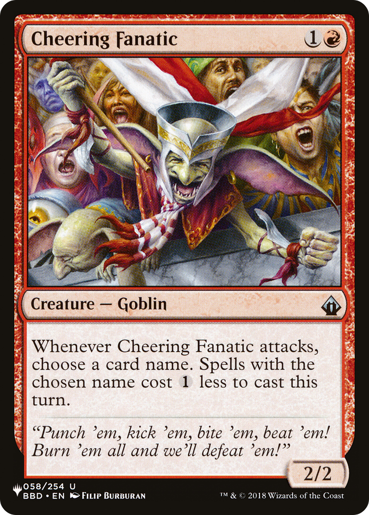 Cheering Fanatic [The List] | Cracking-Singles
