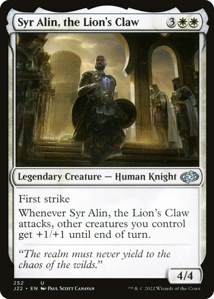 Syr Alin, the Lion's Claw [Jumpstart 2022] | Cracking-Singles