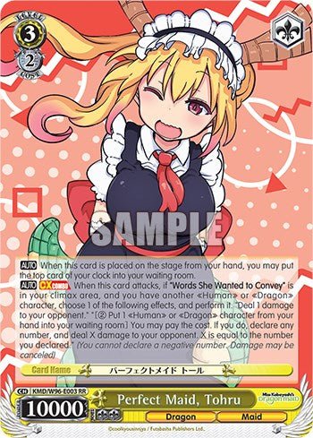 Perfect Maid, Tohru [Miss Kobayashi's Dragon Maid] | Cracking-Singles