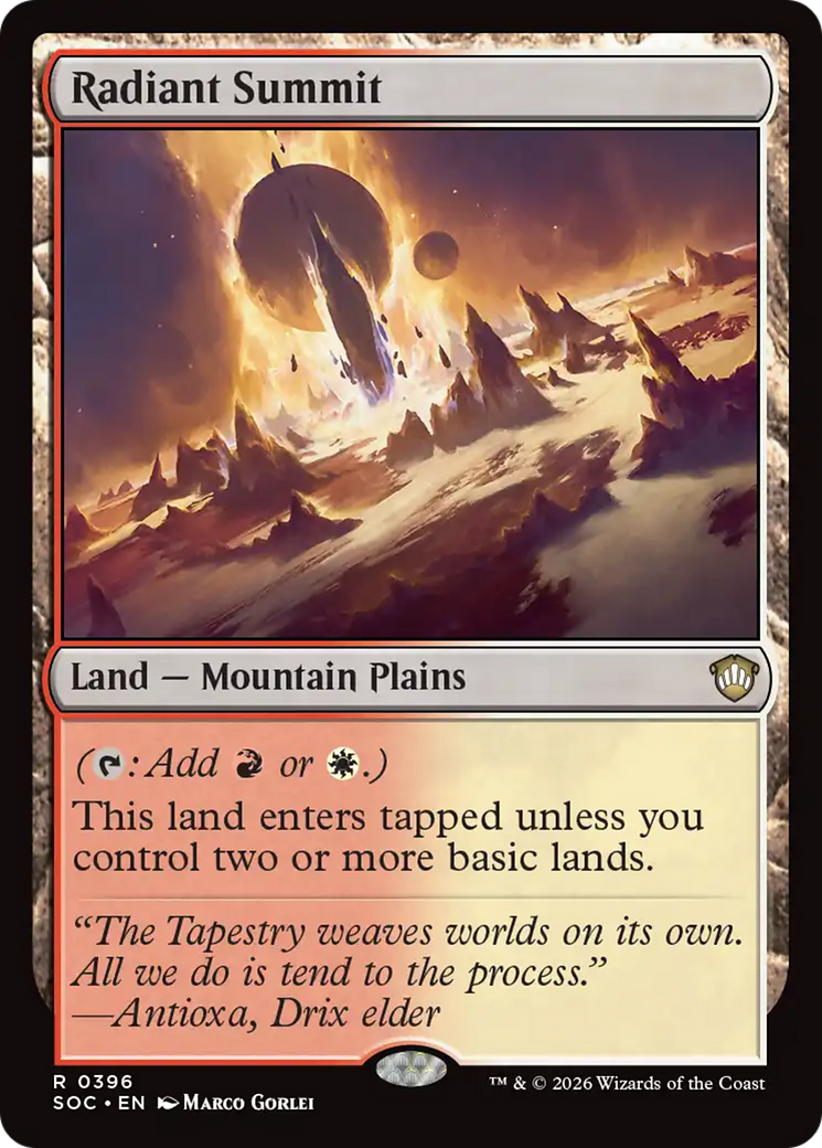 Radiant Summit [Secrets of Strixhaven Commander] | Cracking-Singles