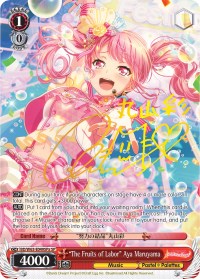 "The Fruits of Labor" Aya Maruyama (BD/W63-E049SPa SP) [BanG Dream! Girls Band Party! Vol.2] | Cracking-Singles