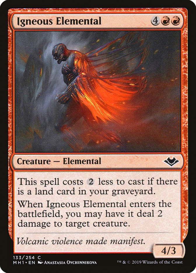Igneous Elemental [Modern Horizons] | Cracking-Singles