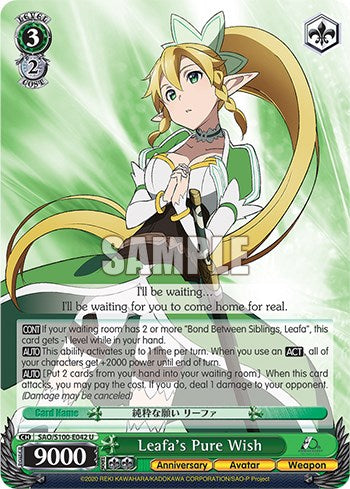 Leafa's Pure Wish [Sword Art Online Animation 10th Anniversary] | Cracking-Singles