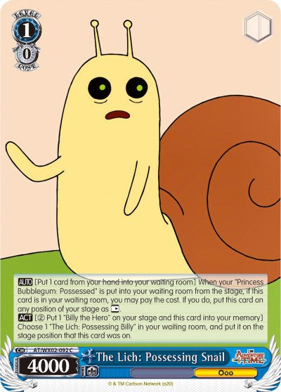 The Lich: Possessing Snail (AT/WX02-092 C) [Adventure Time] | Cracking-Singles