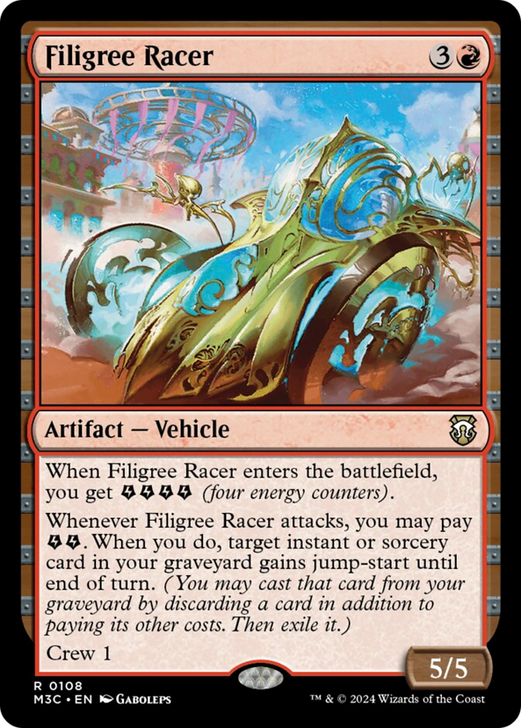 Filigree Racer [Modern Horizons 3 Commander] | Cracking-Singles