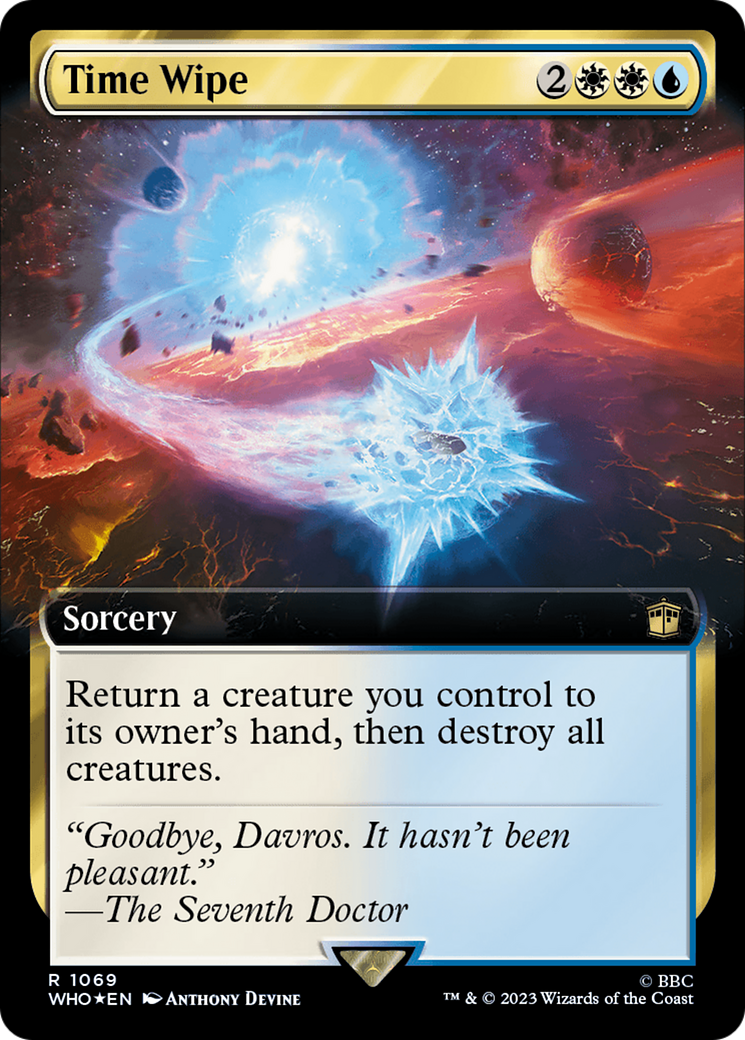 Time Wipe (Extended Art) (Surge Foil) [Doctor Who] | Cracking-Singles