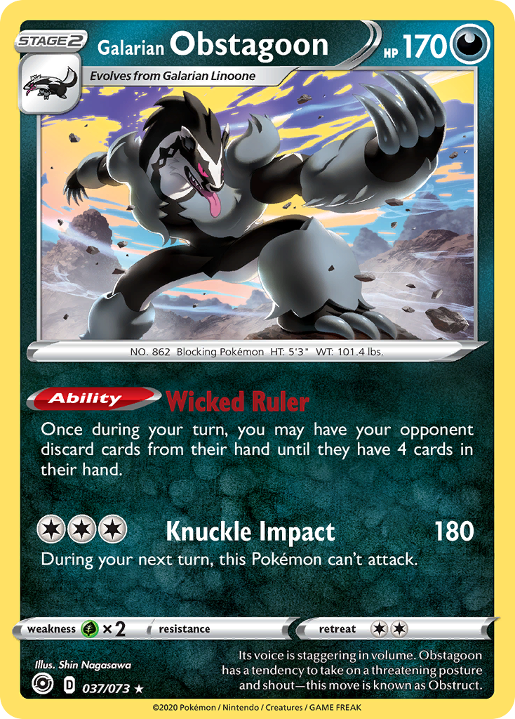 Galarian Obstagoon (037/073) [Sword & Shield: Champion's Path] | Cracking-Singles