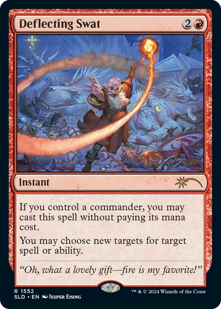 Deflecting Swat (Rainbow Foil) [Secret Lair Drop Series] | Cracking-Singles