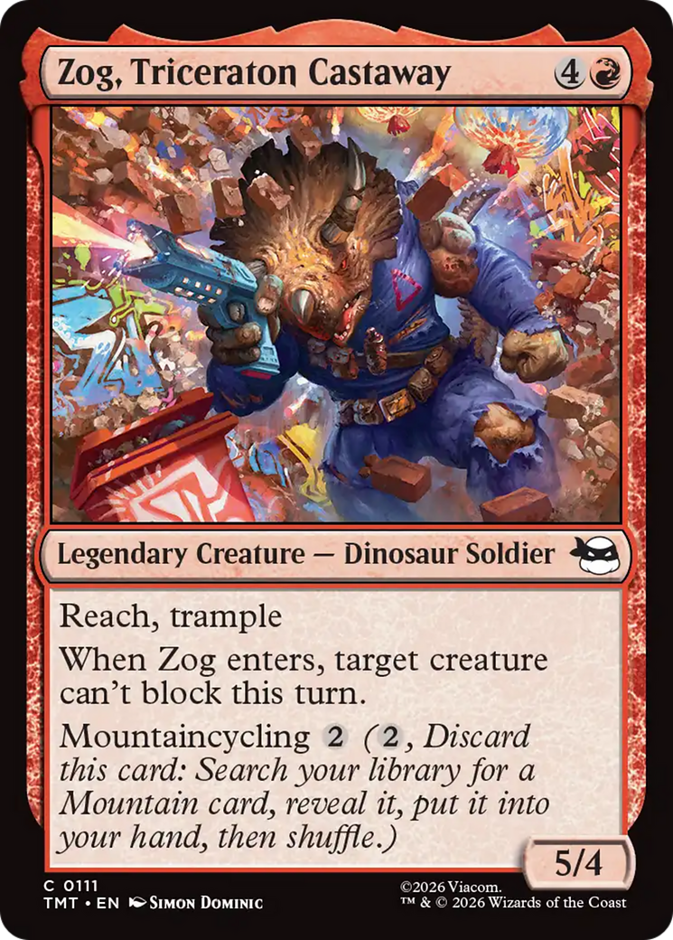 Zog, Triceraton Castaway [Teenage Mutant Ninja Turtles] | Cracking-Singles