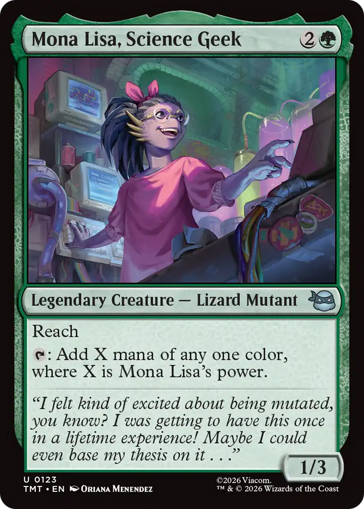 Mona Lisa, Science Geek [Teenage Mutant Ninja Turtles] | Cracking-Singles