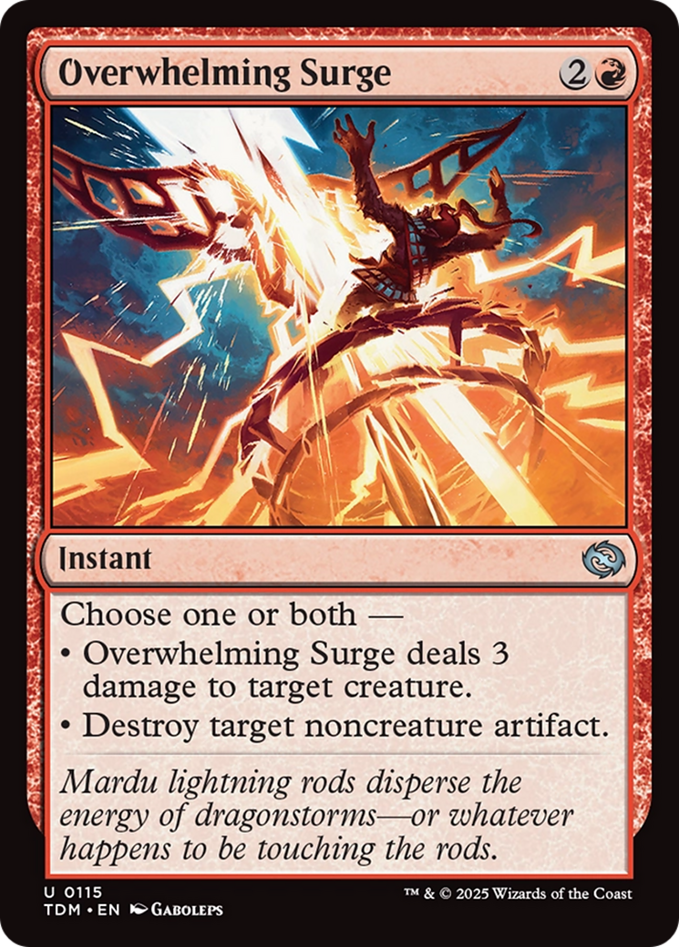 Overwhelming Surge [Tarkir: Dragonstorm] | Cracking-Singles