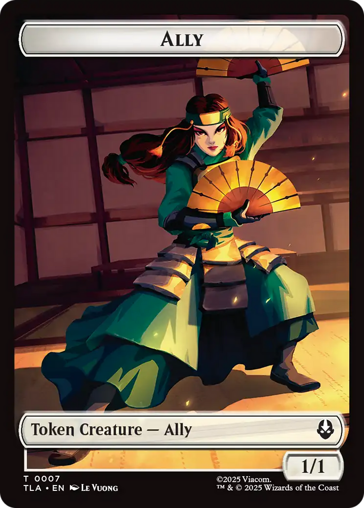 Food (0020) // Ally (0007) Double-Sided Token [Avatar: The Last Airbender Tokens] | Cracking-Singles