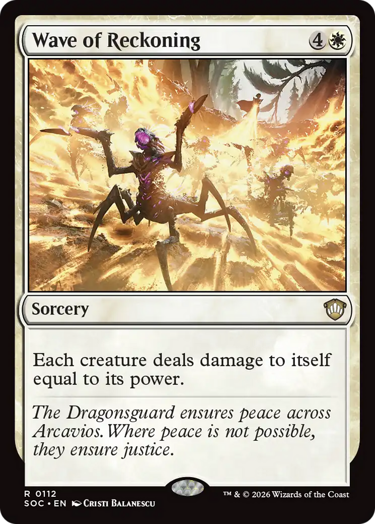 Wave of Reckoning [Secrets of Strixhaven Commander] | Cracking-Singles