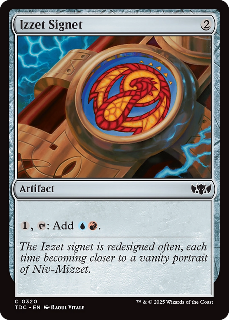 Izzet Signet [Tarkir: Dragonstorm Commander] | Cracking-Singles
