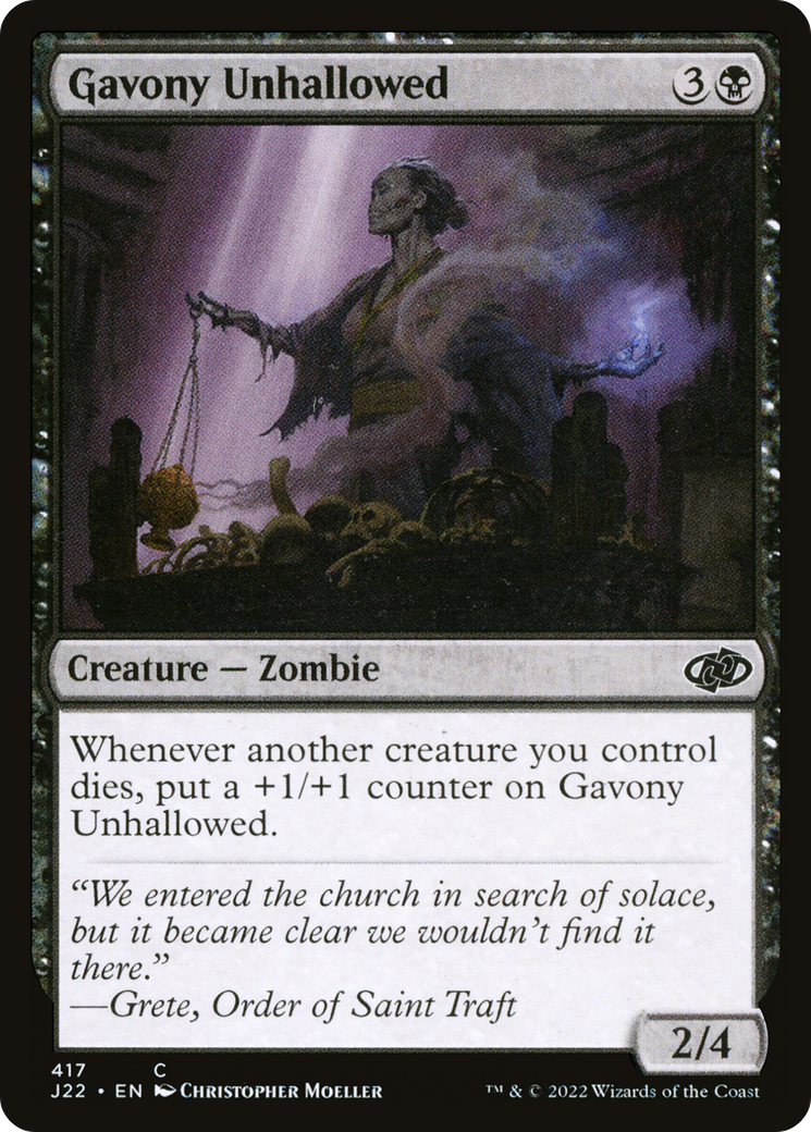 Gavony Unhallowed [Jumpstart 2022] | Cracking-Singles