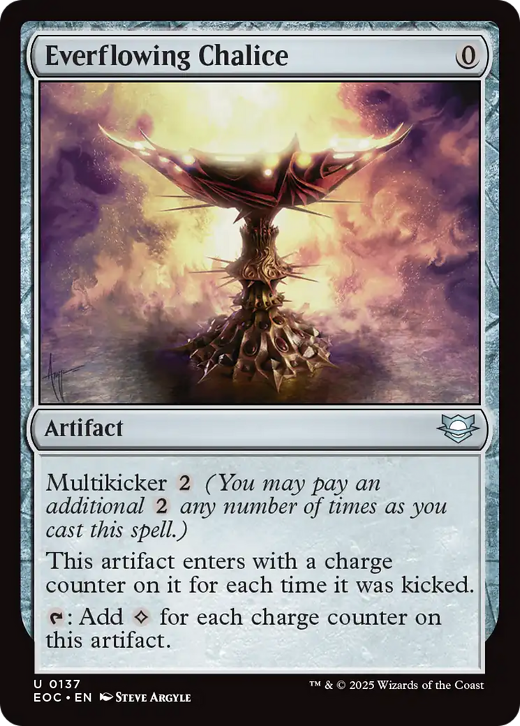 Everflowing Chalice [Edge of Eternities Commander] | Cracking-Singles