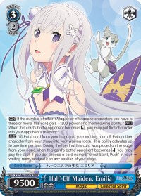 Half-Elf Maiden, Emilia (RZ/S46-E061R RRR) [Re:ZERO] | Cracking-Singles