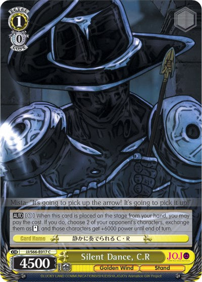 Silent Dance, C.R (JJ/S66-E017 C) [JoJo's Bizarre Adventure: Golden Wind] | Cracking-Singles