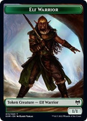 Elf Warrior // Icy Manalith Double-Sided Token [Kaldheim Tokens] | Cracking-Singles