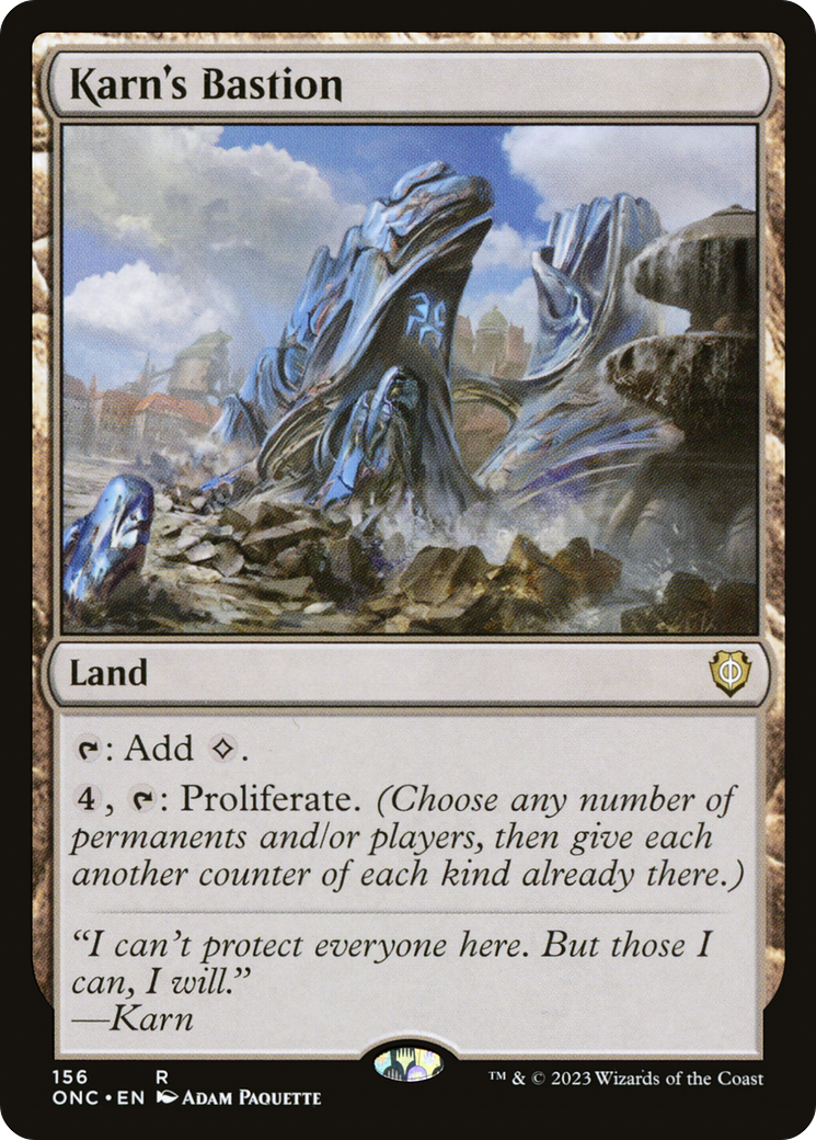 Karn's Bastion [Phyrexia: All Will Be One Commander] | Cracking-Singles