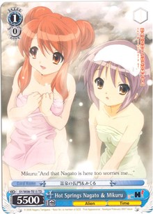 Hot Springs Nagato & Mikuru (SY/W08-TE15 TD) [The Melancholy of Haruhi Suzumiya] | Cracking-Singles