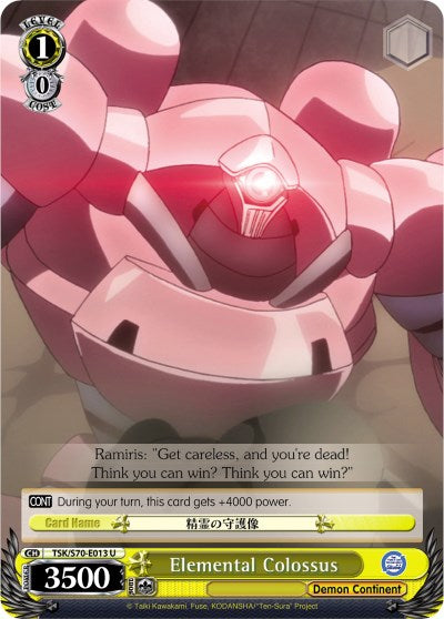 Elemental Colossus (TSK/S70-E013 U) [That Time I Got Reincarnated as a Slime] | Cracking-Singles