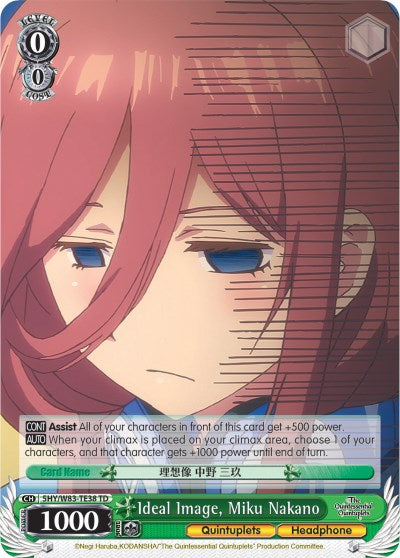Ideal Image, Miku Nakano (5HY/W83-TE38 TD) [The Quintessential Quintuplets] | Cracking-Singles